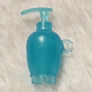 Barbie Soap Lotion Bottle Blue Doll Accessory Replacement Part
